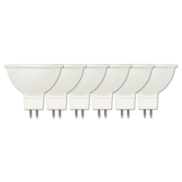 Westinghouse Bulb Flood LED Dimmablemable 4.5W 12V MR16 3000K Bright White GU5.3 Base, 6PK 3363820 - main